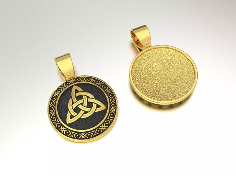 pendant triquetra 3d print