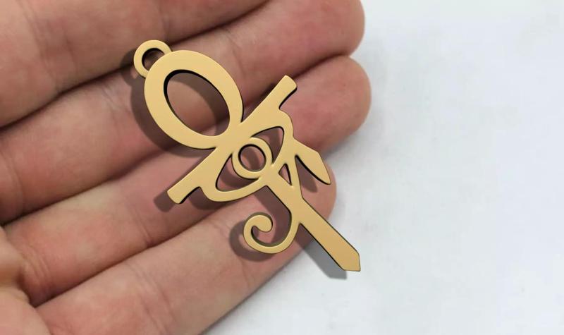 EYE OF HORUS ANKH CROSS ANCIENT EGYPT B