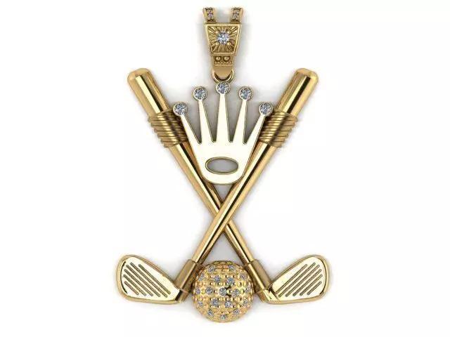 Golf Clubs pendant