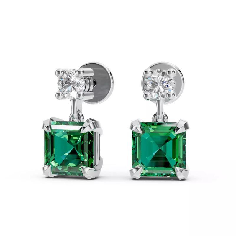 Happy Emerald Earrings