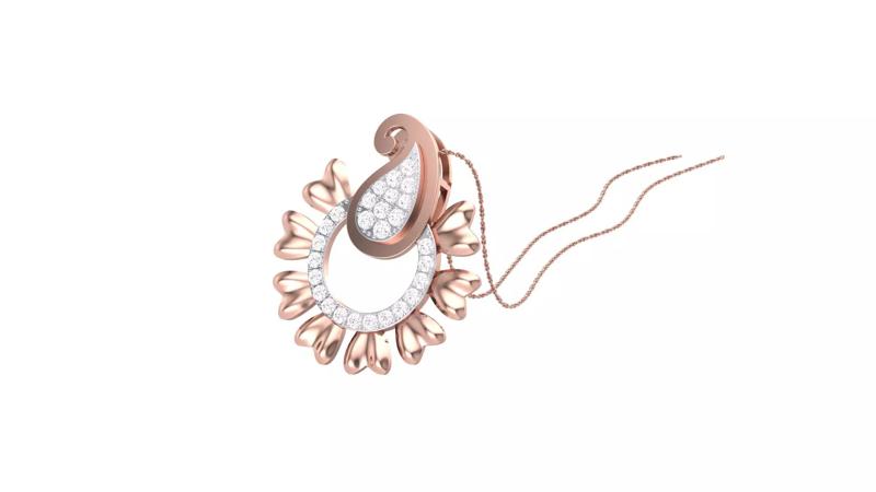 Shimmer Grace Diamond Pendant