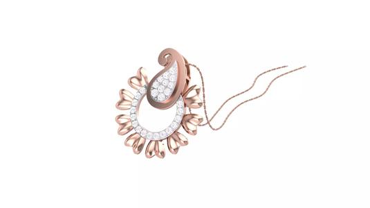 Shimmer Grace Diamond Pendant