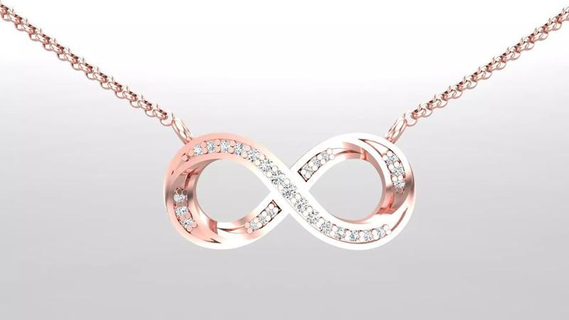 Pendant P13 The luxury female pendant with gem