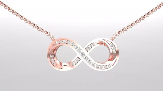 Pendant P13 The luxury female pendant with gem