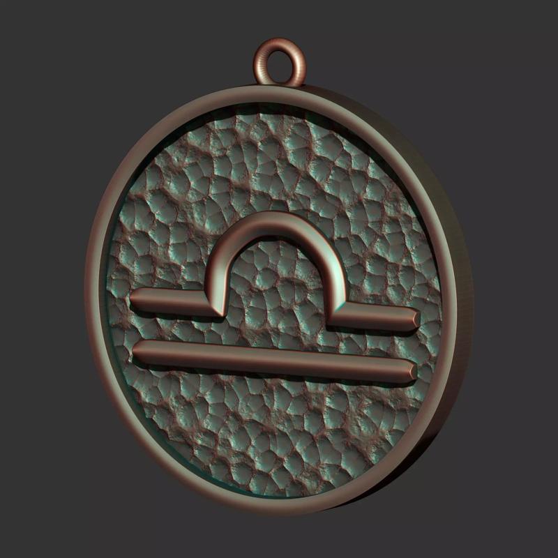 Libra Sign Pendant