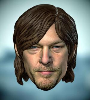 Death Stranding 2 Sam Porter Bridges Norman Reedus Headsculpt