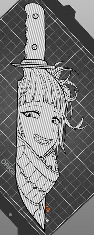 Himiko Toga knife DECORATIVE HANGING HELP ME WITH 1 LIKE