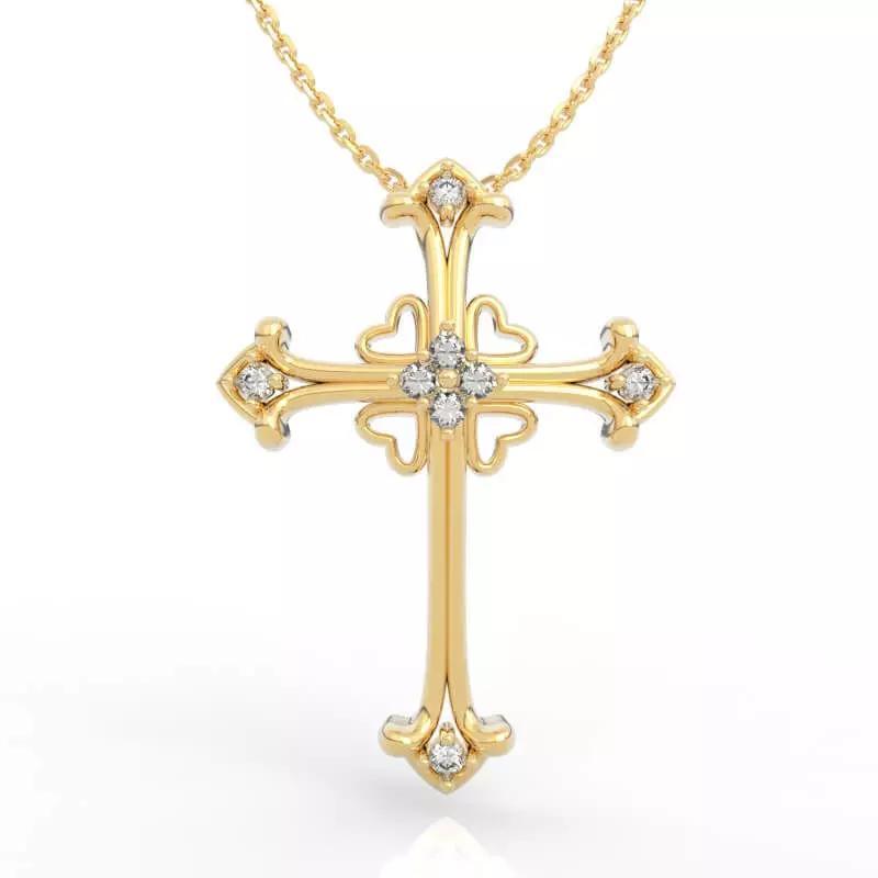 Gothic Cross Necklace