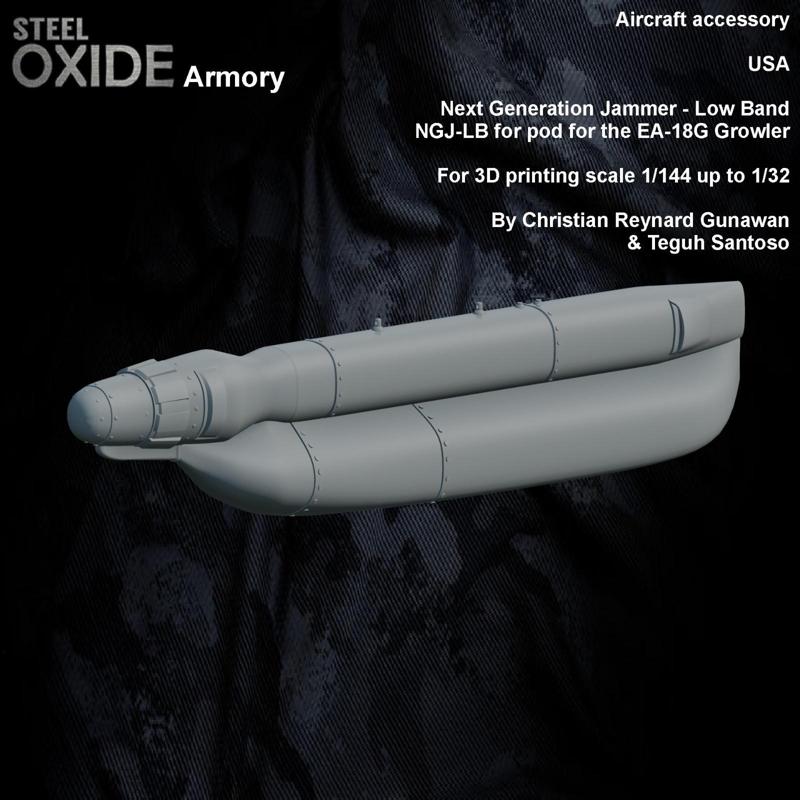 USA Next Generation Jammer - Low Band  NGJ-LB for pod for EA-18G Growler