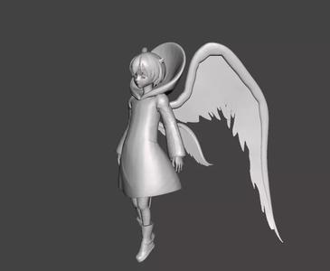 Four Archangels Sariel 3D Model