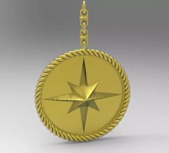 pendant Wind rose