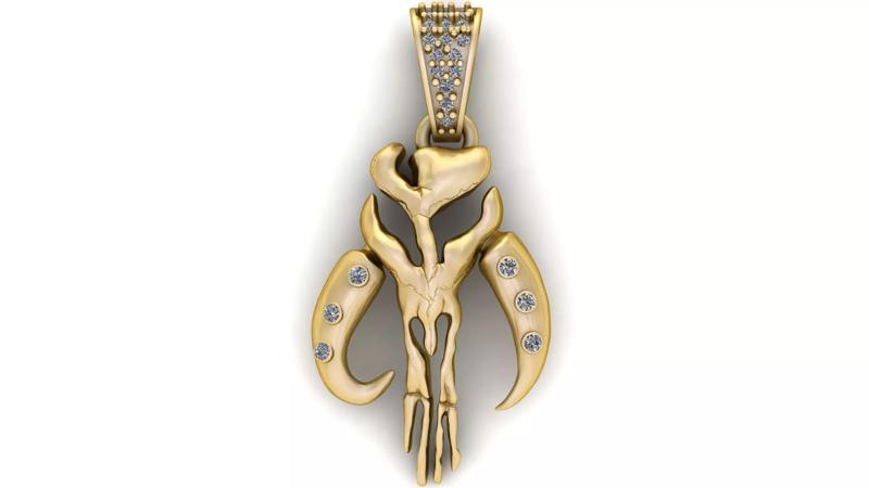 MYTHOSAUR STAR WAR ANIMAL PENDANT 3D PRINTABLE MODEL