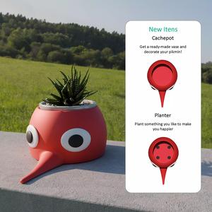 Nintendo Red Pikmin Pot and Vase