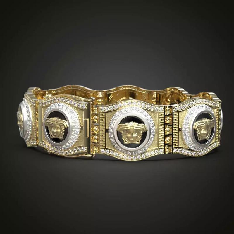 Bracelet Medusa Gorgon Head