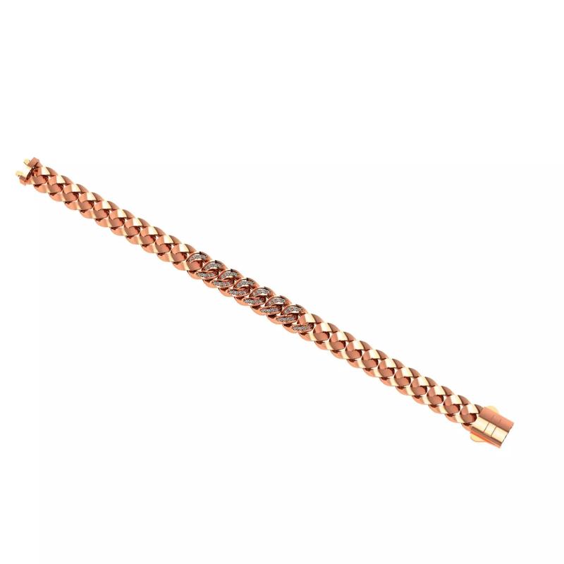 12-9 MM Cuban Chain Bracelet