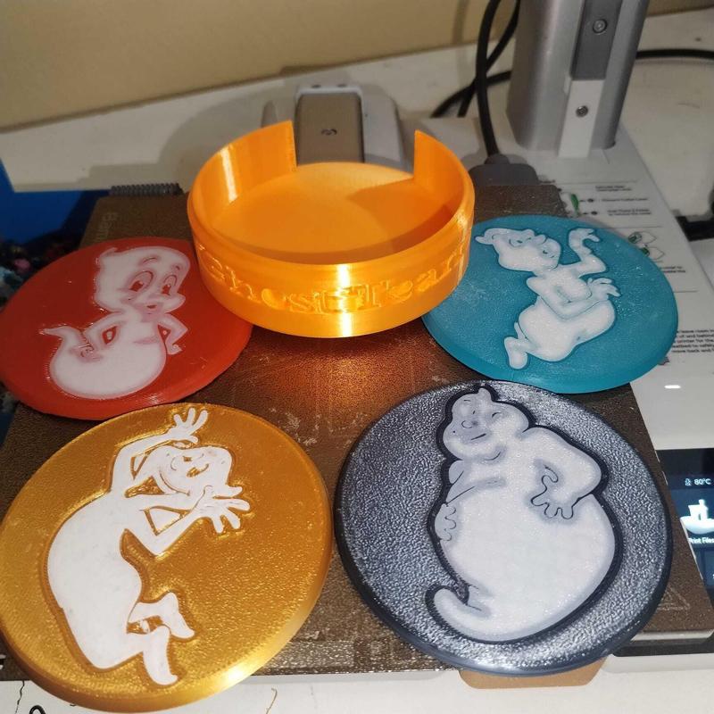 Ghost Team Coaster - 3D STL