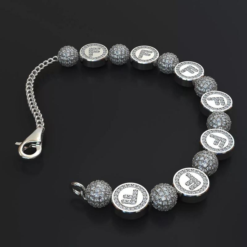 Bracelet letter F