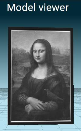 Litofania La Gioconda