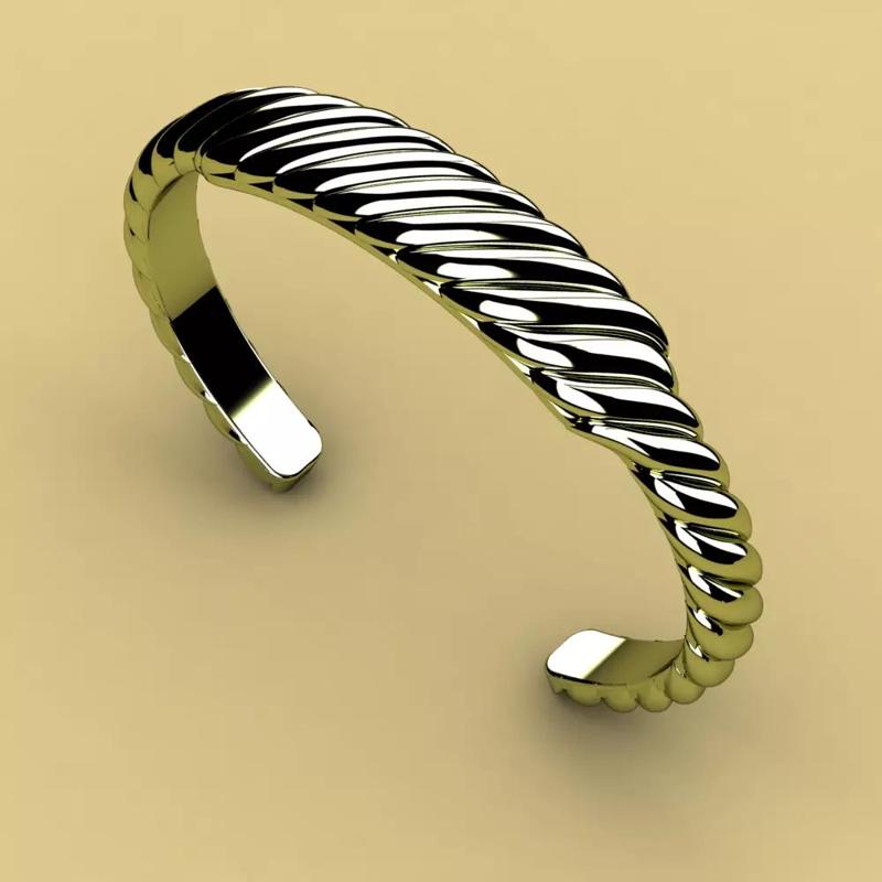 David Yurman Sculpted Cable Contour Bracelet