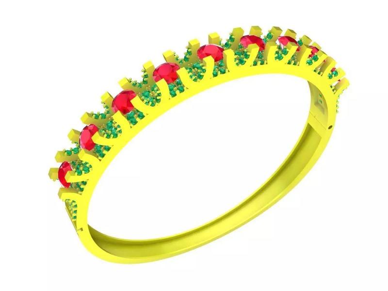 6477 Korean Fashion Diamond Women Bangle