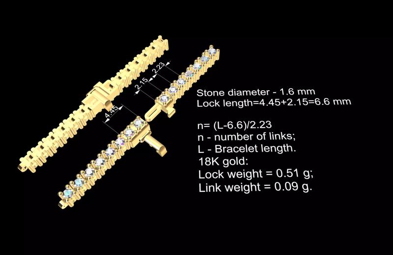 Stylish Tennis Bracelet 2 from 6