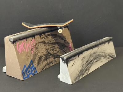 Sloped Ledge for finger boarding/tech decks (2 models!)