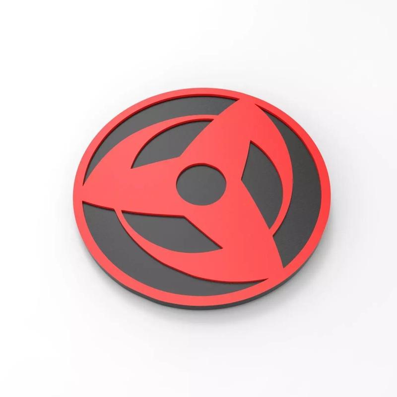 Mangekyo Sharingan Symbol  Naruto 3D Printable Fridge Magnet