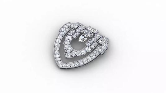 Art Deco Style Brooch