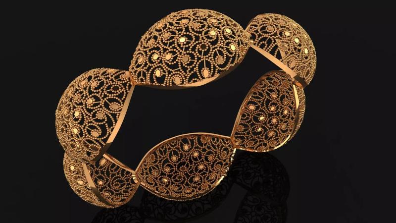 Regal Tapestry Bangle 17gm