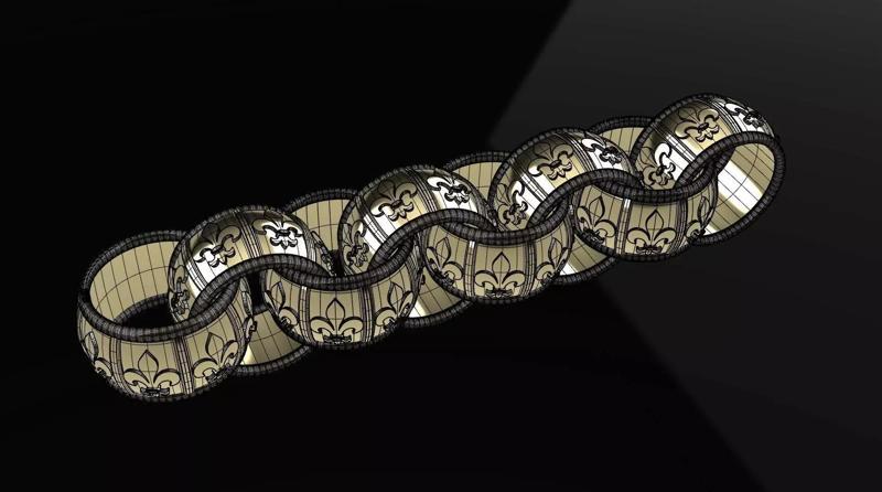 patterned scout crown belcher link