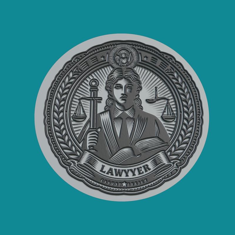 Lawyer Medallion Lawyer 3d Print Model