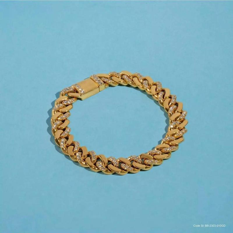 Men Cubin Chain Bracelet