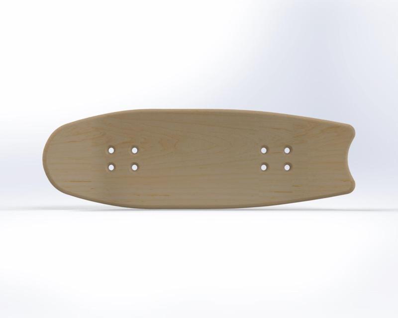 Fingerboard deck 32mm Dovetail Medium Concave