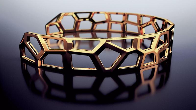 Voronoi bracelet