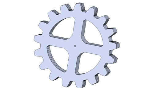 Sprocket 17 teeth x 8 thickness