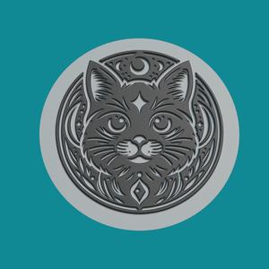Cat Animal Medallion