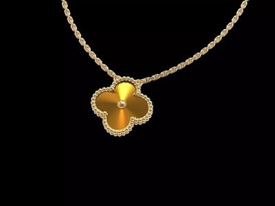 Vintage Flower pendant With Diamond Cutted Flower 16 mm