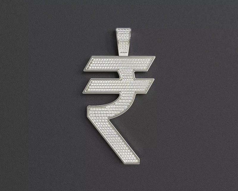 Hiphop Rupee Pendant