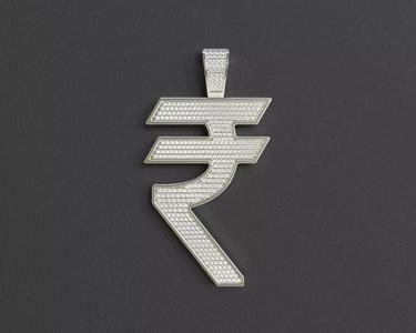 Hiphop Rupee Pendant