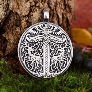 Irminsul pendant with ornate design