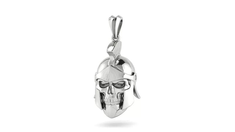 Espartan Skull Pendant