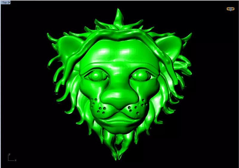 Lion for jewelry - Lion for ring - Lion for pendant - N704