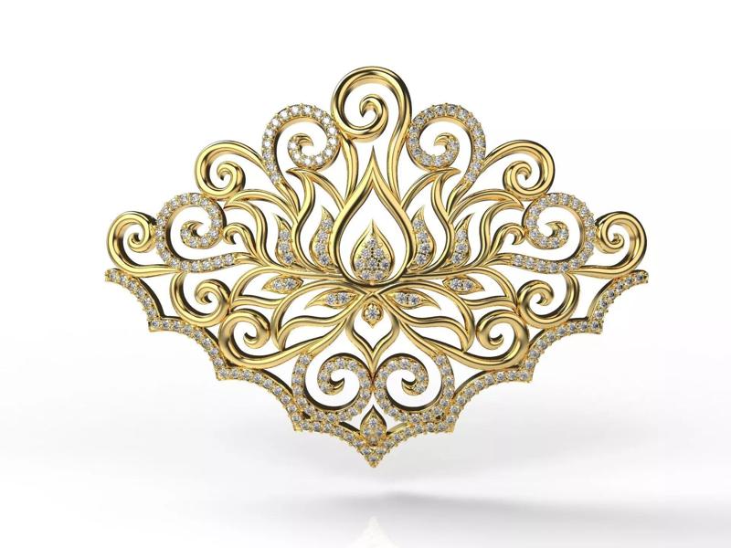 Lotus Flower Shape Pendent