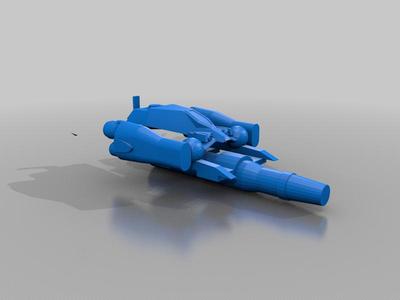 Gundam Moebius Fighter separated 01