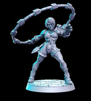 Poison (Sword-Whip Wielder) 32mm - DnD