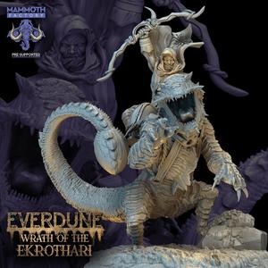 Rekari Sand Drake with Mounted Ekrothari Warrior 2