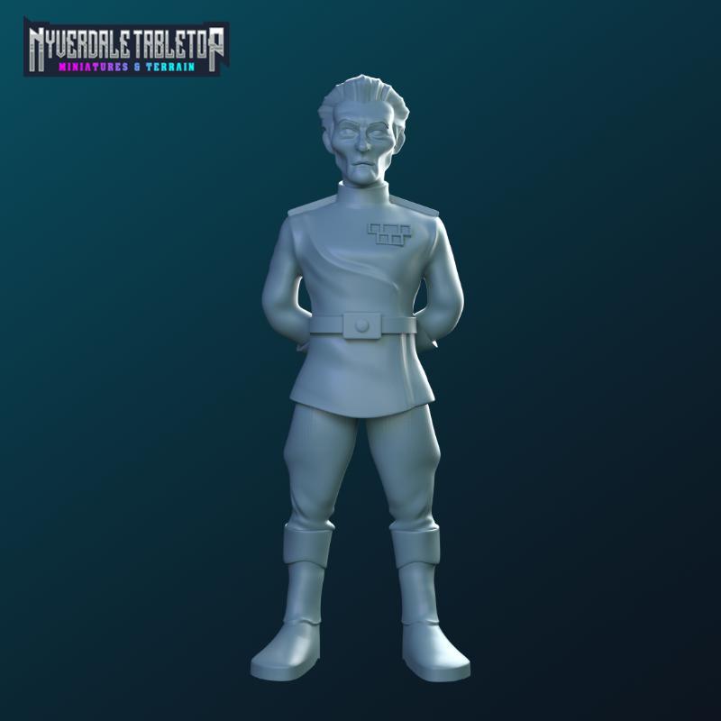 Sci-fi Terran Admiral I