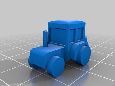 Tractor Tows Tank