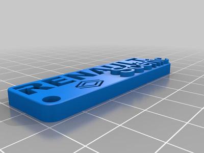 Renault scenic keychain