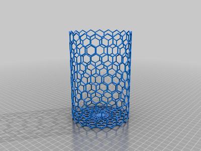 Hexagon Grid Containers